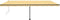 vidaXL - Luifel - vrijstaand - handmatig - uittrekbaar - 600x300 - cm - geel - en - wit