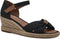 Tamaris Essentials - Dames Sandalen - Sleehak 6 cm - Zwart (2024)