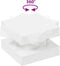 vidaXL - Salontafel - 360 - graden - draaibaar - 50x50x34,5 - cm - wit