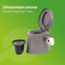 Bo-Camp Draagbaar Toilet - 7 Liter - Compact en hygiënisch - Grijs