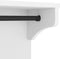 vidaXL - Wandkapstok - SANDNES - wit - 43x30x42 - cm - massief - grenenhout
