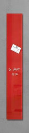 Sigel glasmagneetbord - Artverum - 12x78cm - rood - SI-GL104