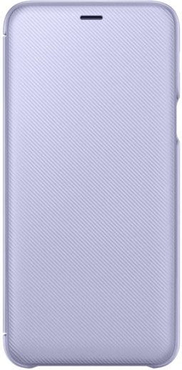 Samsung Galaxy A6+ - Wallet Cover - Auto-wake functie - Violet