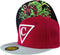 Capiche® Snapback pet Heren - Slimeyes - Unisex - Onesize - Sportcap - Baseball Cap - Mannen - Rood - Cap - Petten - pet dames - petten heren