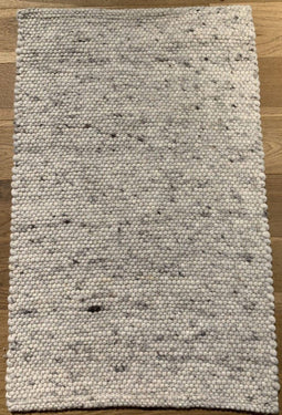 Carlotta 133 Vloerkleed - 170x240 - Rechthoek - Laagpolig,Structuur Tapijt - Industrieel - Grijs