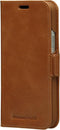 Dbramante1928 iPhone 12/12 Pro - Flip cover - Magneetsluiting en ruimte voor pasjes - Cognac