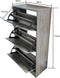 VVD Schoenenrek - 3 vakken - grijs bruin - 30x112x60cm