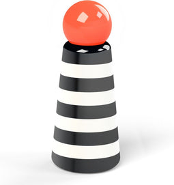 Lund - Skittle Drinking Bottle Double Walled 500 ml Stripes & Coral