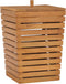 vidaXL - Wasmand - 30x30x45 - cm - massief - teakhout