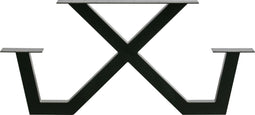 WOOOD X-Poot Picknick Buiten Tablo - Metaal - Zwart - 70x142x13