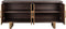 Richmond Interiors Dressoir Cromford Mill 4-deuren (Brushed Gold)