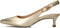 Unisa Ibon_LMT - Dames Pumps - Leer - 5 cm Hak - PLATINO - Maat 37