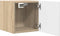 vidaXL - Tv-wandmeubelen - 4 - st - 30,5x30x30 - cm - wit - en - sonoma - eikenkleurig