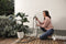 Kraan koppeling dubbele uitlaat 3/4 Eco Friendly