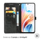 iMoshion Hoesje Geschikt voor Oppo A79 Hoesje Met Pasjeshouder - iMoshion Mandala Bookcase - Zwart