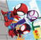 Clementoni Legpuzzel Super Color Vierkant Spidey and His Friends, 3x48st.