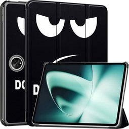 imoshion Tablet Hoes - Geschikt voor OnePlus Pad - Design Trifold Bookcase - Don't touch