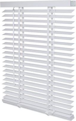 Intensions - Houten Jaloezie 50mm - FSC Keurmerk - Wit 80x130cm