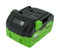 Tool battery LiIon 18V 5.0Ah / 36V 2.5Ah replaces Hitachi