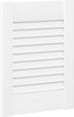 vidaXL - Kastdeur - louvre - design - 39,5x29,5 - cm - wit