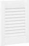 vidaXL - Kastdeur - louvre - design - 39,5x29,5 - cm - wit