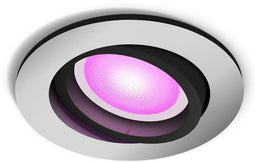 Philips Hue Centura - Inbouwspot - Slimme verlichting met 16 miljoen kleuren - Aluminiumkleur
