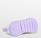 PS Poelman Cibel - Dames Leren Chunky Runner Sneaker - Wit Lila Geel