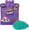 Kinetic Sand - Zandkasteel Speelkoffertje met 453 g blauwgroen origineel kinetisch zand - multifunctioneel speelvak en opbergbak - Sensorisch speelgoed