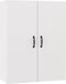 vidaXL - Hangkast - 69,5x34x90 - cm - bewerkt - hout - wit