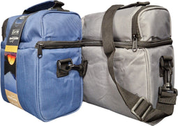 Koeltas 1st incl. lunch box en fles - donkerblauw of grijs