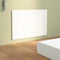 vidaXL - Hoofdbord - 120x1,5x80 - cm - bewerkt - hout - wit