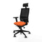 Bureaustoel met hoofdsteun Piqueras y Crespo 2D066G1 Oranje