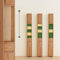 SoBuy BZR34-II-SH - Badkamerkast - Verstelbare Planken en Lade - Houtkleur 20x180x20cm