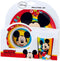 Disney-Mickey-Ontbijtset;-3-delig-rood-maat-One-size