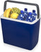 Campart Koelbox CB-8624 - Coolbox 22 liter - Lichtgewicht met handvat - Thermo-elektrisch koelsysteem - Met 12V stekker voor onderweg en in auto - Om te vormen naar 230V netstroom stekker - Blauw