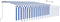 vidaXL - Luifel - handmatig - uittrekbaar - met - rolgordijn - 5x3 - m - blauw - en - wit