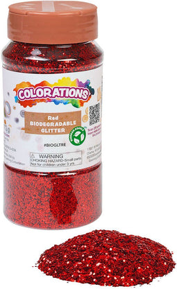 Colorations Biologische Afbreekbare Glitter Rood, 113 gram
