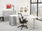 Ergonomisch t-poot wingbureau Design Teez breed 180CM diep 120CM bladkleur Speciale Kleur framekleur Aluminium (RAL9006) wingzijde Rechts