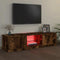 vidaXL - Tv-meubel - LED-verlichting - 140x40x35,5 - cm - gerookt - eikenkleurig