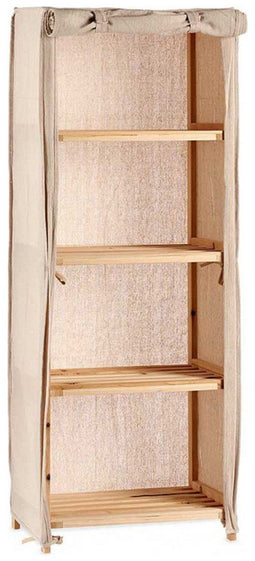 Planken Beige Hout Stof (30 x 113 x 42 cm)