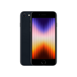 Apple iPhone SE (2022) - Middernacht - 64 GB - Fysieke simkaart + eSIM