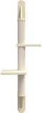 vidaXL - Kattenmeubel - wandgemonteerd - met - krabpaal - 108 - cm - lichtgrijs