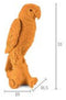 Bold Monkey Feeling Tropical - Papagaailamp - LED - Fluweel & PVC - Zwart - 17 x 19 x 33cm