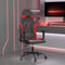 vidaXL - Gamestoel - kunstleer - zwart - en - rood