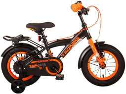 Volare Thombike - Kinderfiets - 12 inch - Jongens - Twee handremmen - Zwart Oranje