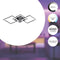 EGLO connect.z Paranday-Z - Smart Plafondlamp - Dimbaar - Instelbaar wit licht - Zwart - 65 cm