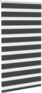 vidaXL - Zebra - rolgordijn - 85x150 - cm - stofbreedte - 80,9 - cm - zwart