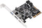 Silverstone ECU05 - PCIe USB 3.2 uitbreidingskaart - 10 Gbit/s snelheid