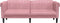 vidaXL - Driezitsbank - fluweel - roze