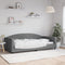 vidaXL - Slaapbank - 100x200 - cm - stof - donkergrijs